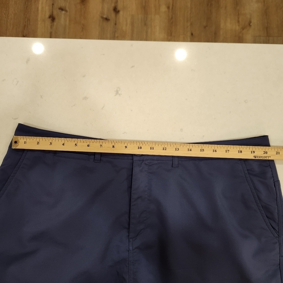 Johnnie-O Mulligan Prep-Formance Shorts Mens Size 40 Atlantic Blue Golf Stretch - Picture 8 of 12